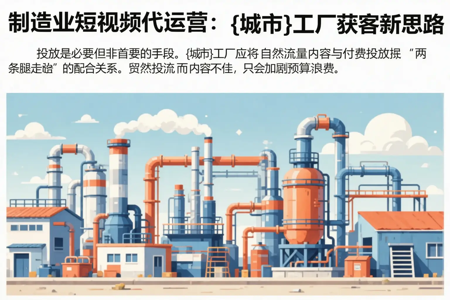 制造业短视频代运营：宜宾工厂获客新思路