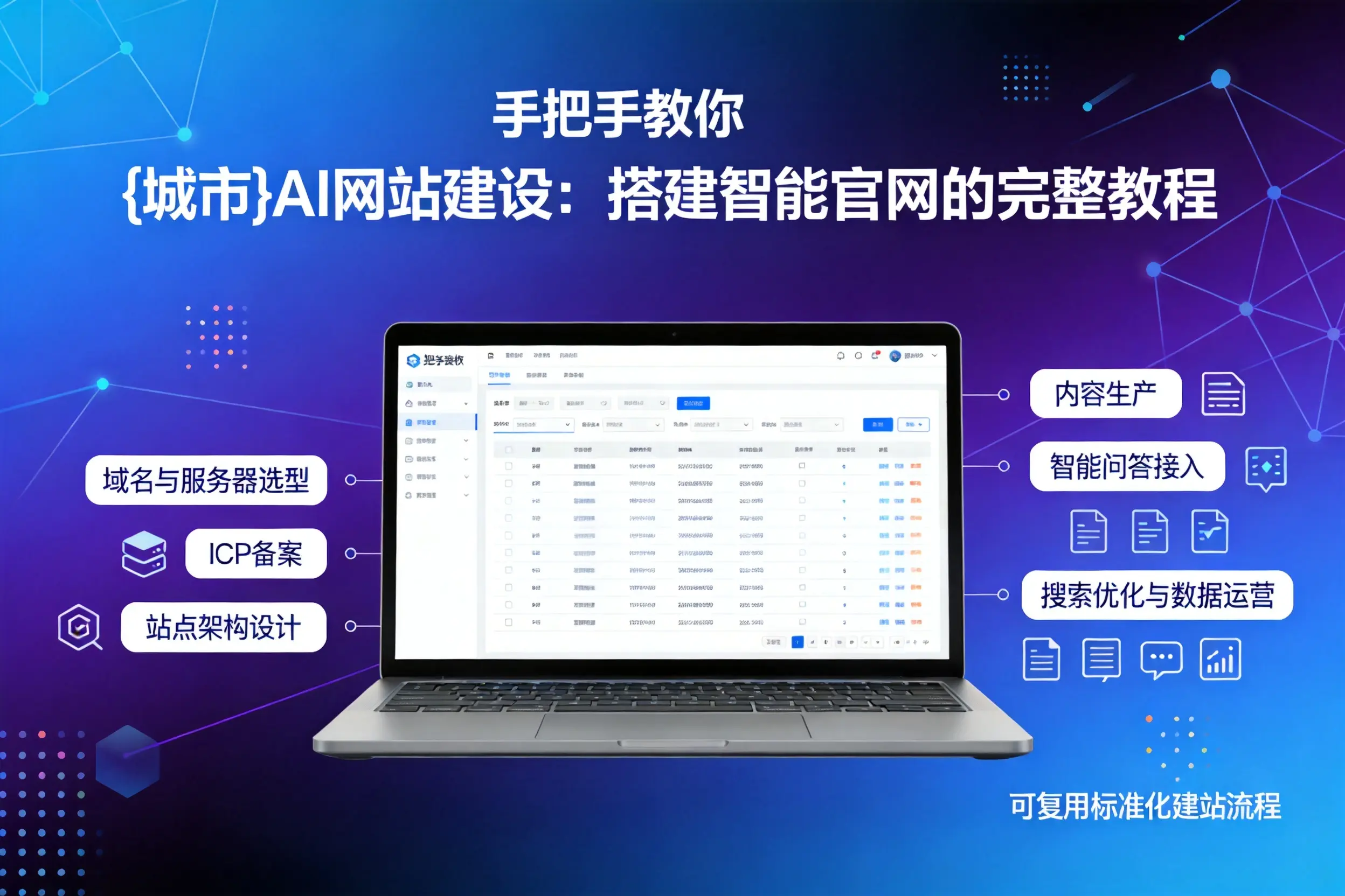 手把手教你宜宾AI网站建设：搭建智能官网的完整教程