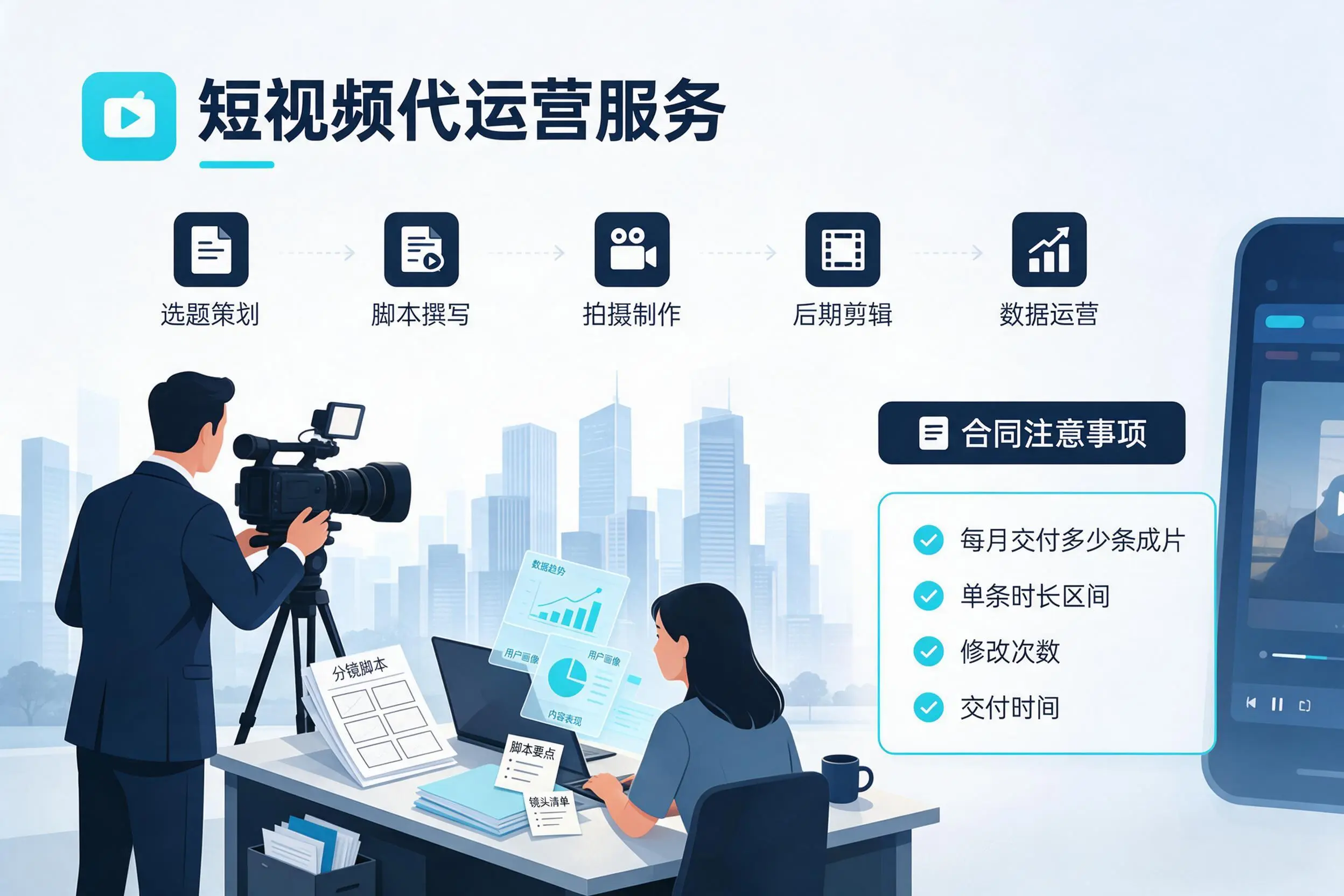 短视频代运营包含哪些服务？宜宾企业常见问题科普