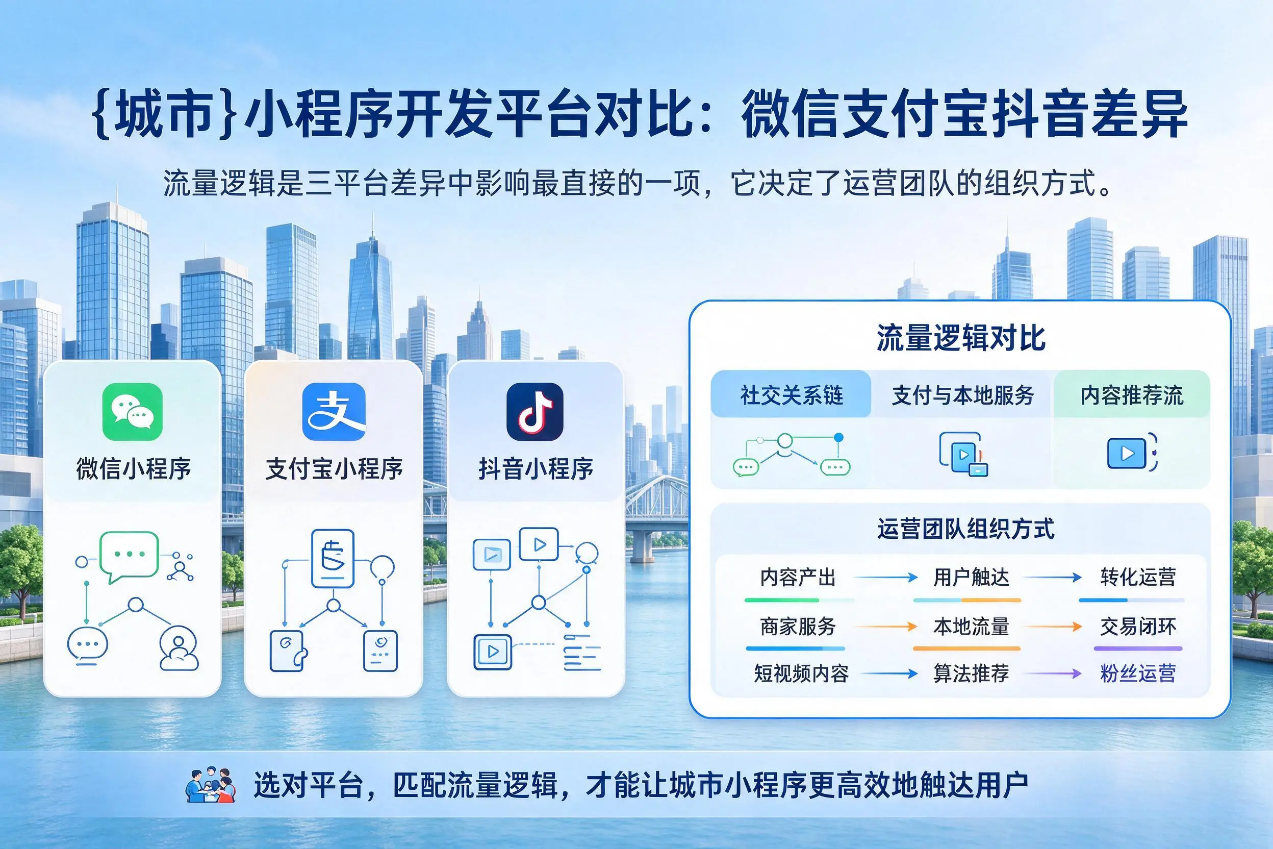 宜宾小程序开发平台对比:微信支付宝抖音差异