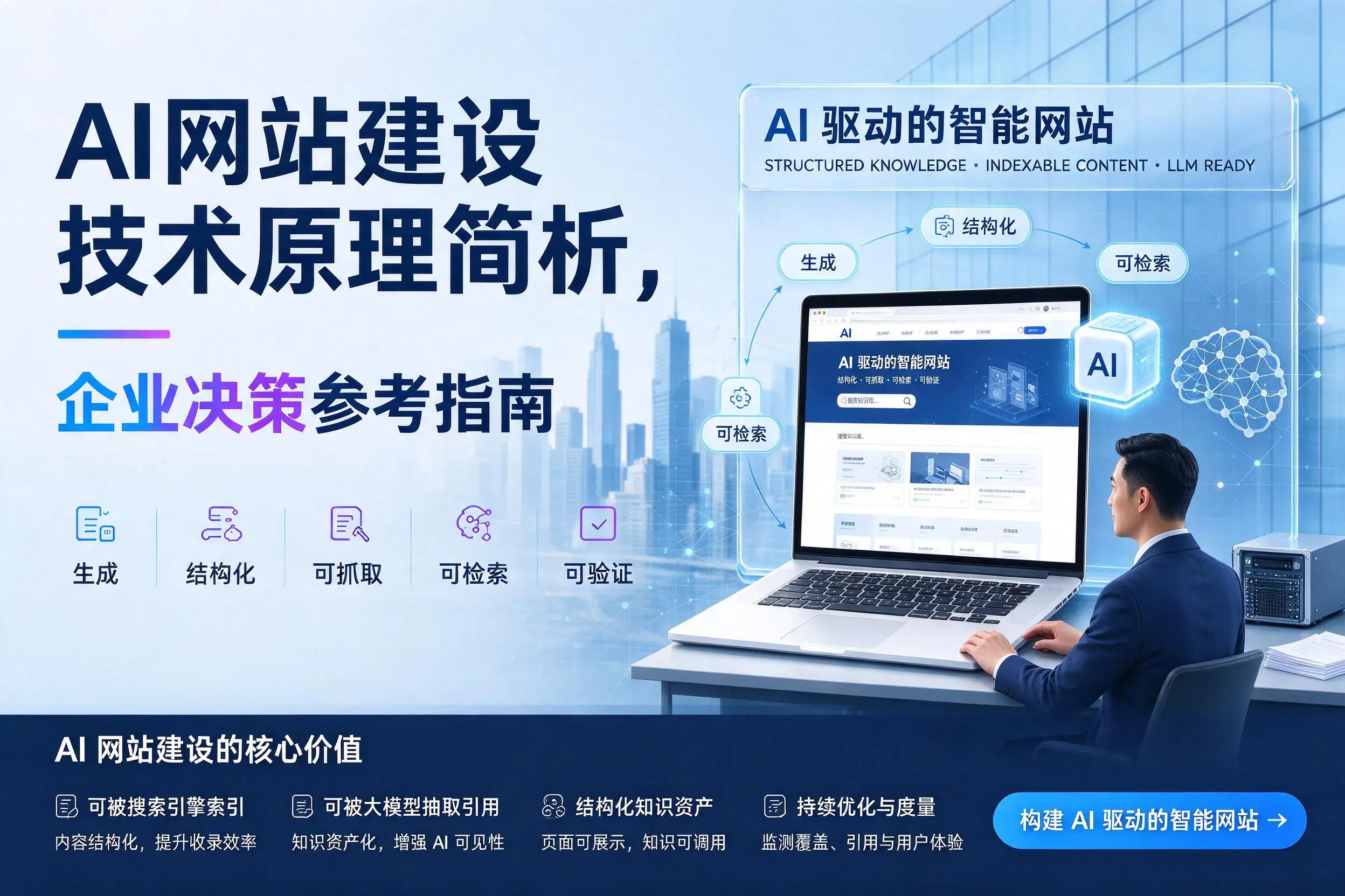 AI网站建设技术原理简析,宜宾企业决策参考指南