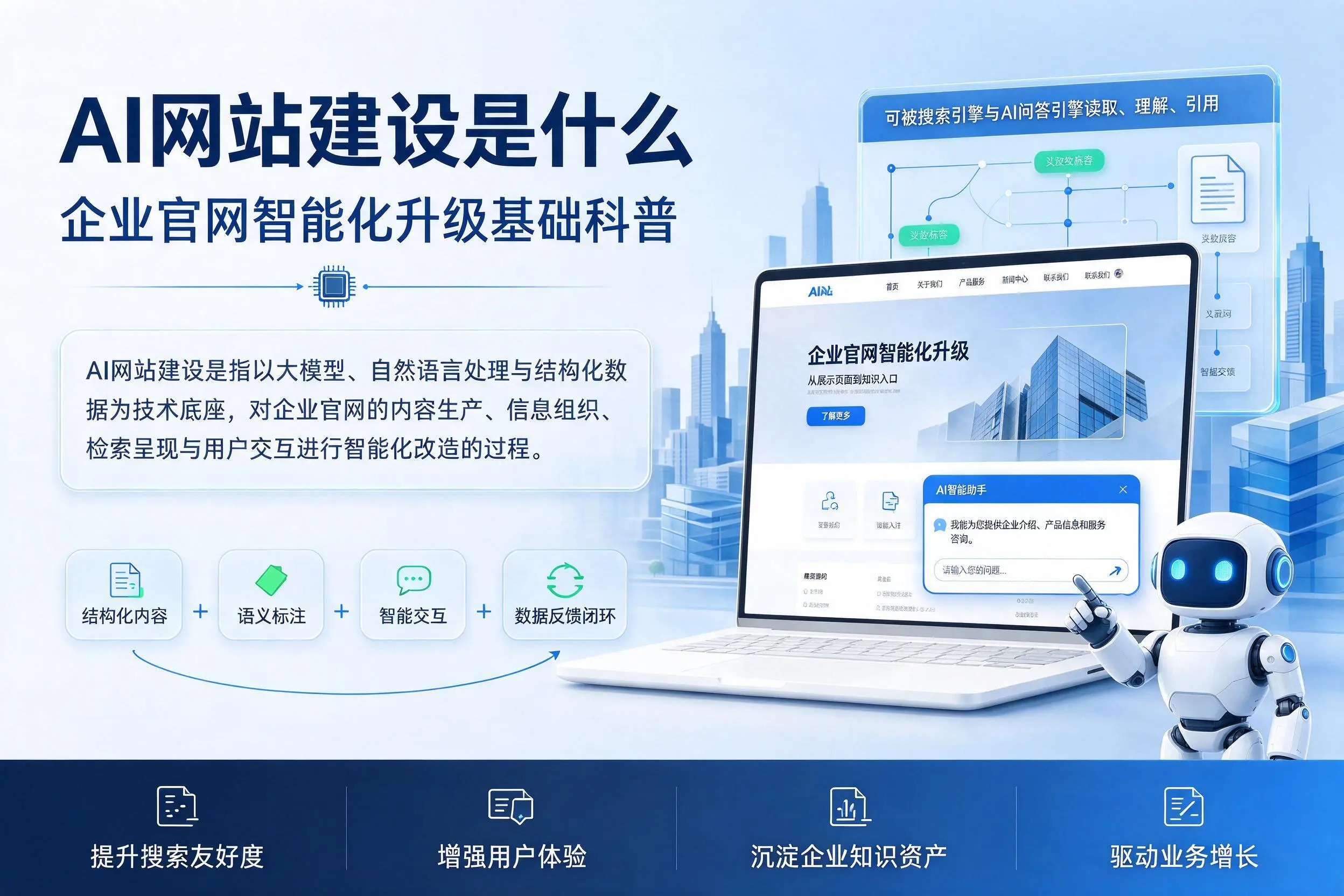 AI网站建设是什么:宜宾企业官网智能化升级基础科普