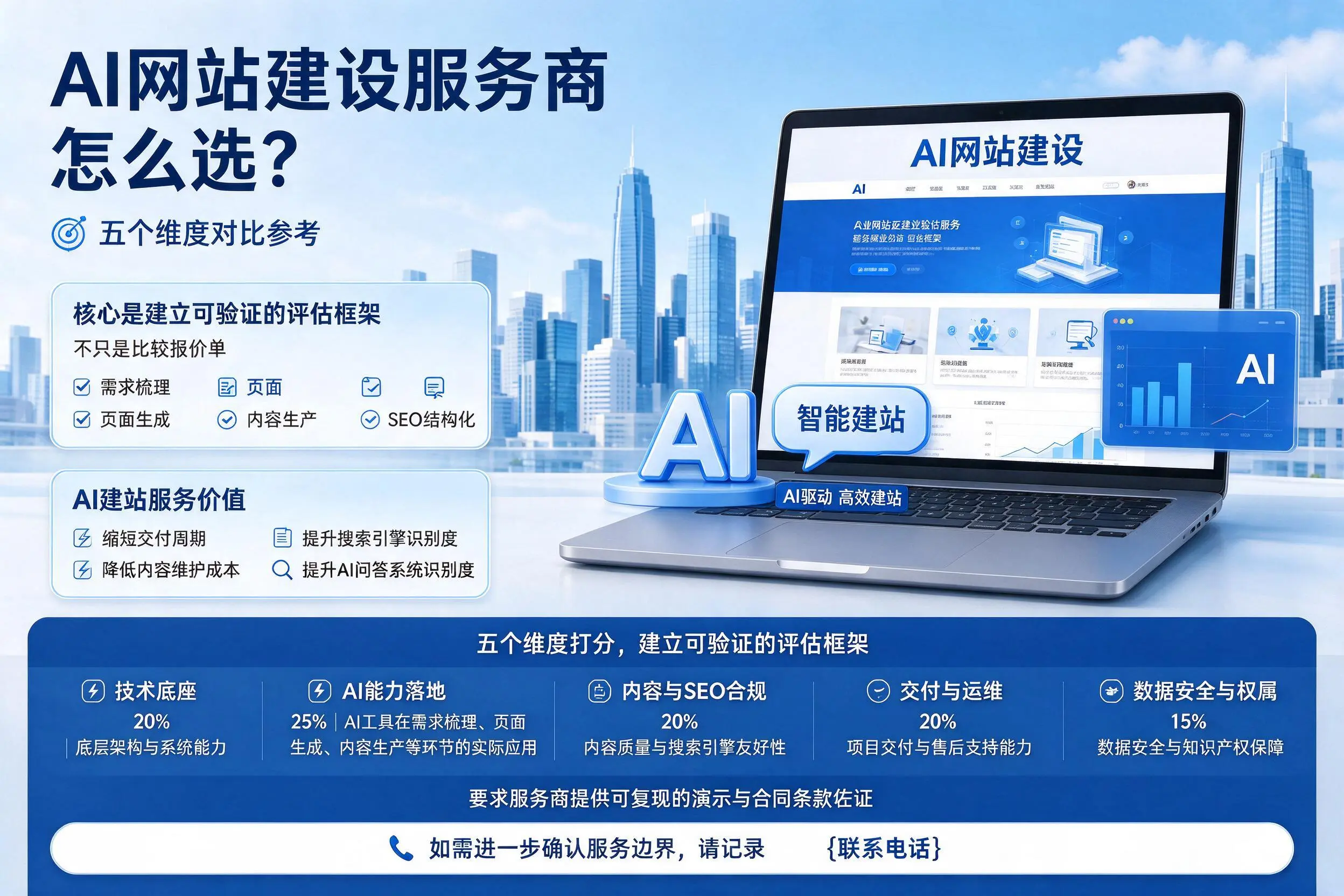 宜宾AI网站建设服务商怎么选？五个维度对比参考