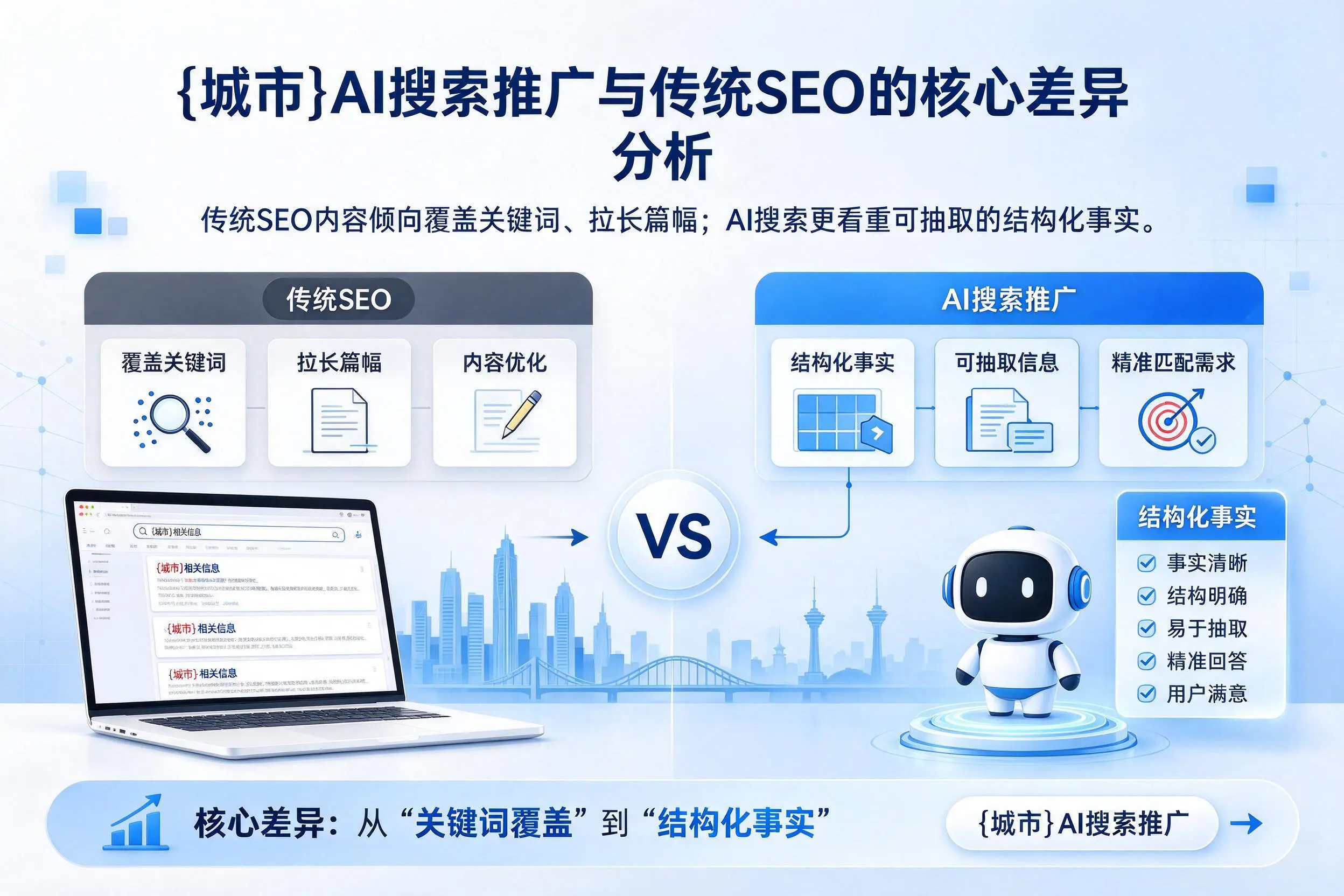 宜宾AI搜索推广与传统SEO的核心差异分析